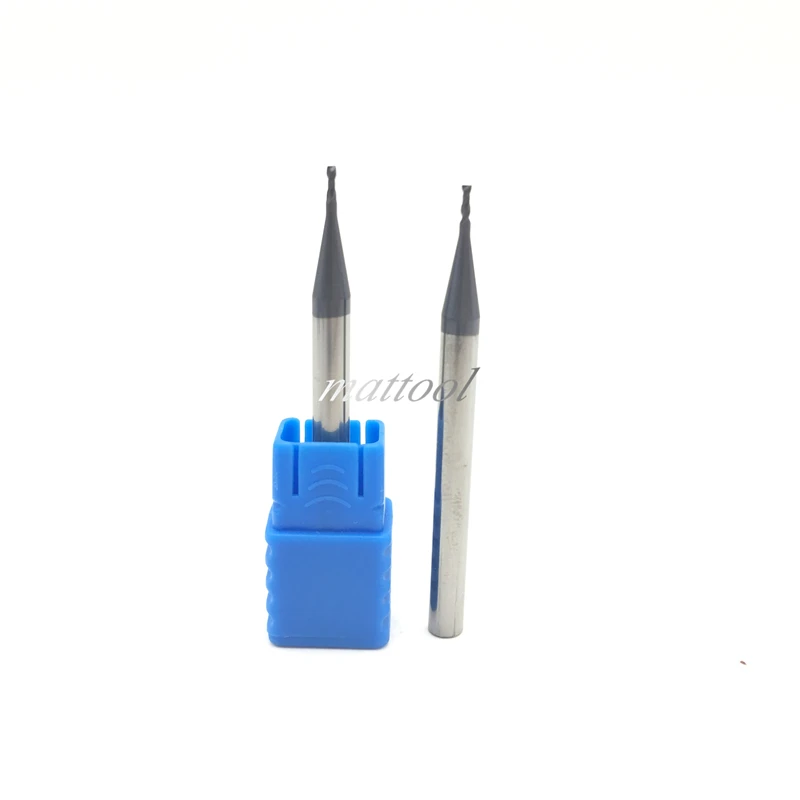 

high quality 1pc HRC50 2F Solid Carbide Endmill 2mm-4mm long Side milling Slotting Profiling carbide cutter Lathe use tool