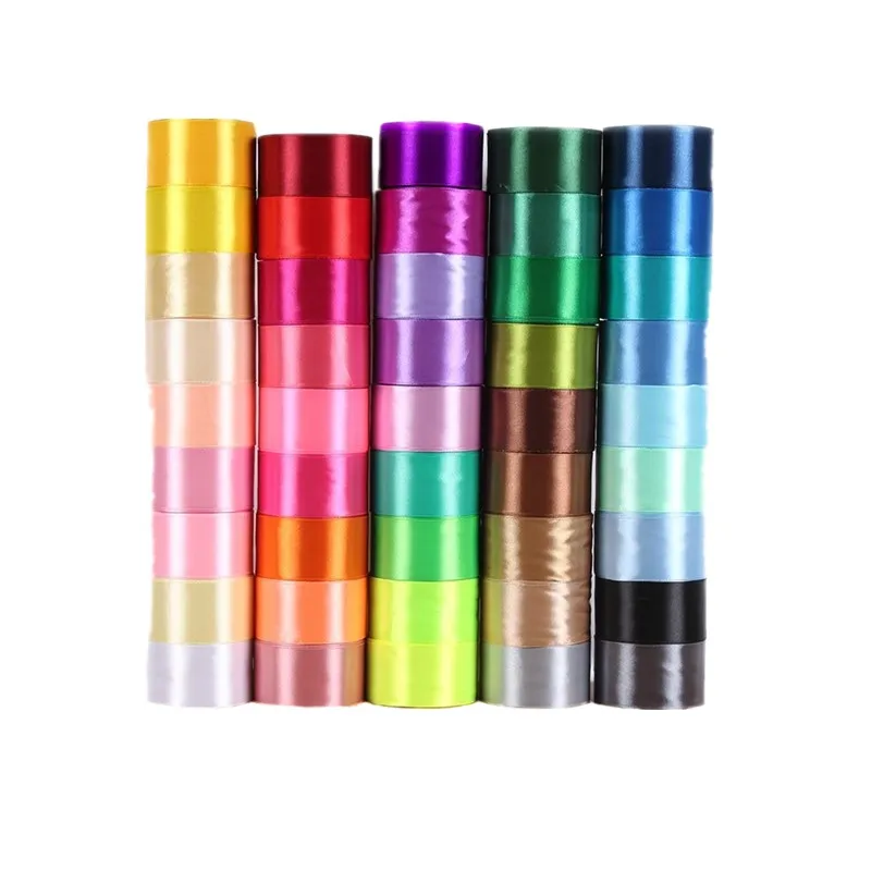 50mm Silk Satin Ribbons Diy Handmade Crafts Fabric Material Birthday Party Gift Wrapping Wedding