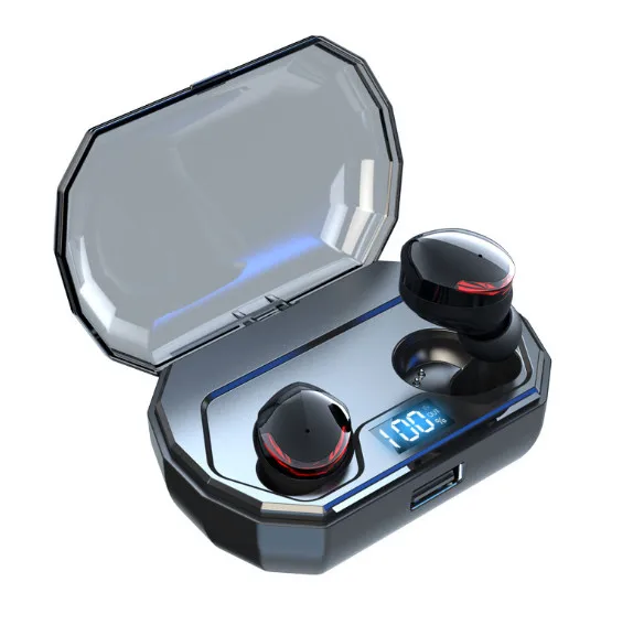 Черный R10 TWS Bluetooth 5,0 наушники беспроводные наушники-вкладыши 4D бас стерео звуковая гарнитура спортивные игровые Hifi наушники с системой Handsfree водонепроницаемые - Цвет: Черный