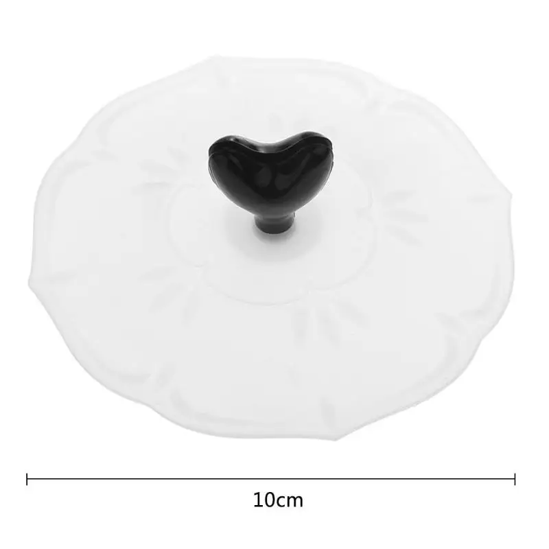 New Silicone Cup Cover Anti-Dust LeakProof Sealed Tea Coffee Lids Airtight Lovely Shaped Cups Suction Seal Cap Christmas Gifts