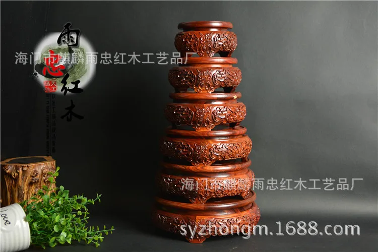 Yu zhong nova mogno pedestal mogno vermelho