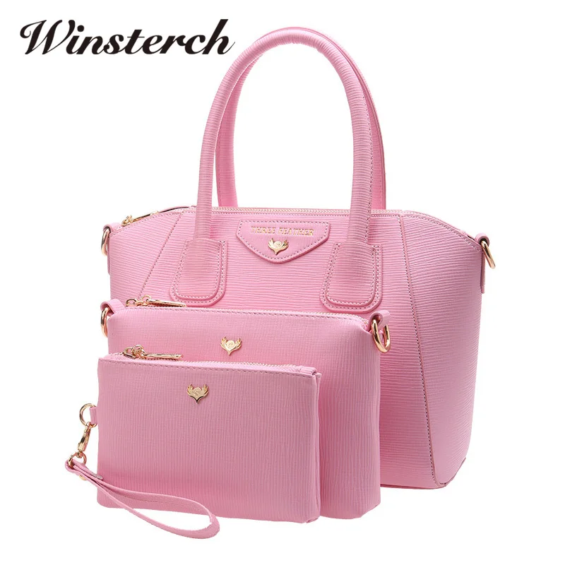 2017 Fashion PU Leather Bags font b Handbags b font font b Sets b font for