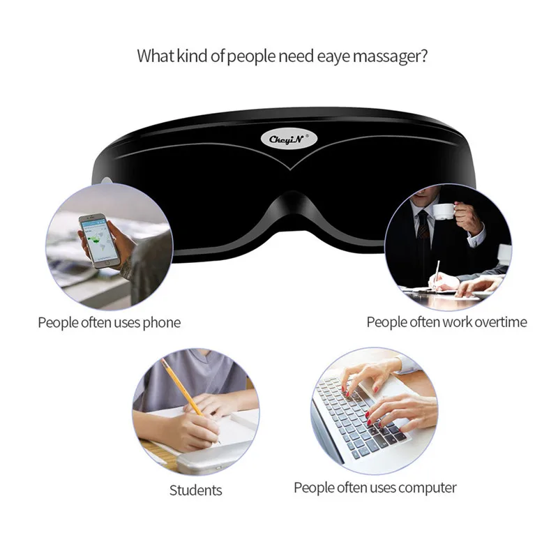 Продажа Электрический Вибрационный массажер для глаз прибор для ухода за глазами устройство для снятия усталости от морщин Магнитная терапия Акуп...