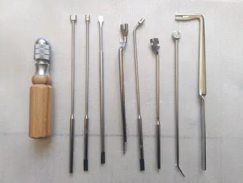 

Piano tuning maintenance tools, jujube wood handle, simple suit.