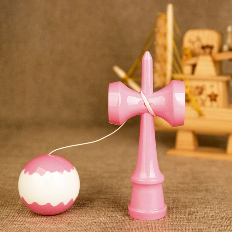 18 см волновой узор Профессиональный Kendama умелое жонглирование шары деревянные игрушки Спорт на открытом воздухе мяч игры для взрослых детей