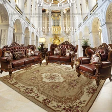 Шерстяные Ковры продвижение ковры роскошь весь Цветочный Большой размер пользовательского Европейский ковер с утолщаются коврики шерсти ковры