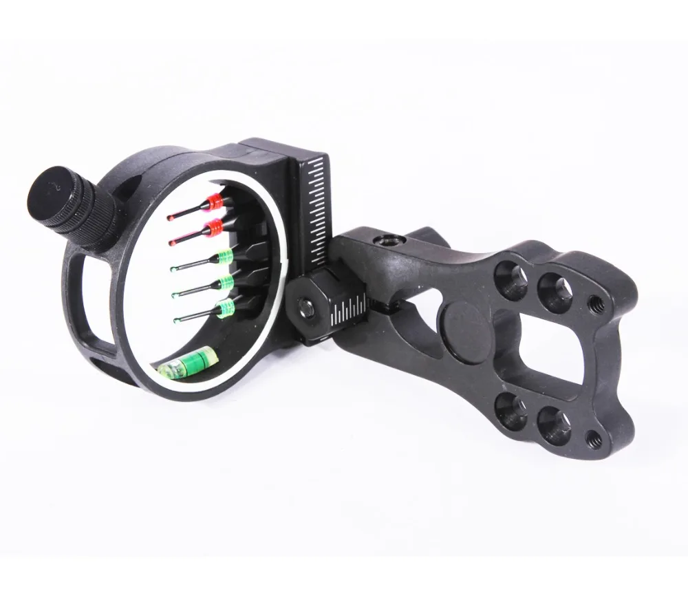 

Sanlida Archery 5 pin Sight for Hunting Compound Bow CNC Machined Black Hunting Shooting Outdoor Sport Bow Accessories