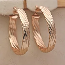 Pendientes de aro Retro para mujeres oro lleno pendiente con patrón gran círculo redondo Retro Metal geométrico pendientes joyería de moda