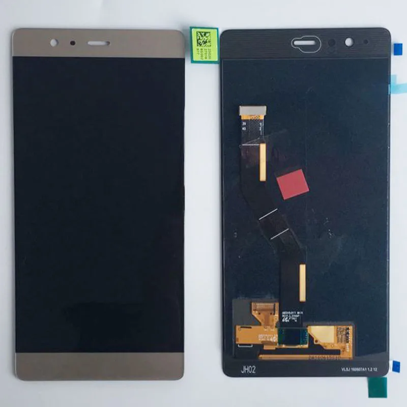 Glod LCD Display Touch Digitizer Screen Glass Assembly For Huawei P9 Plus mobile phone Replacement