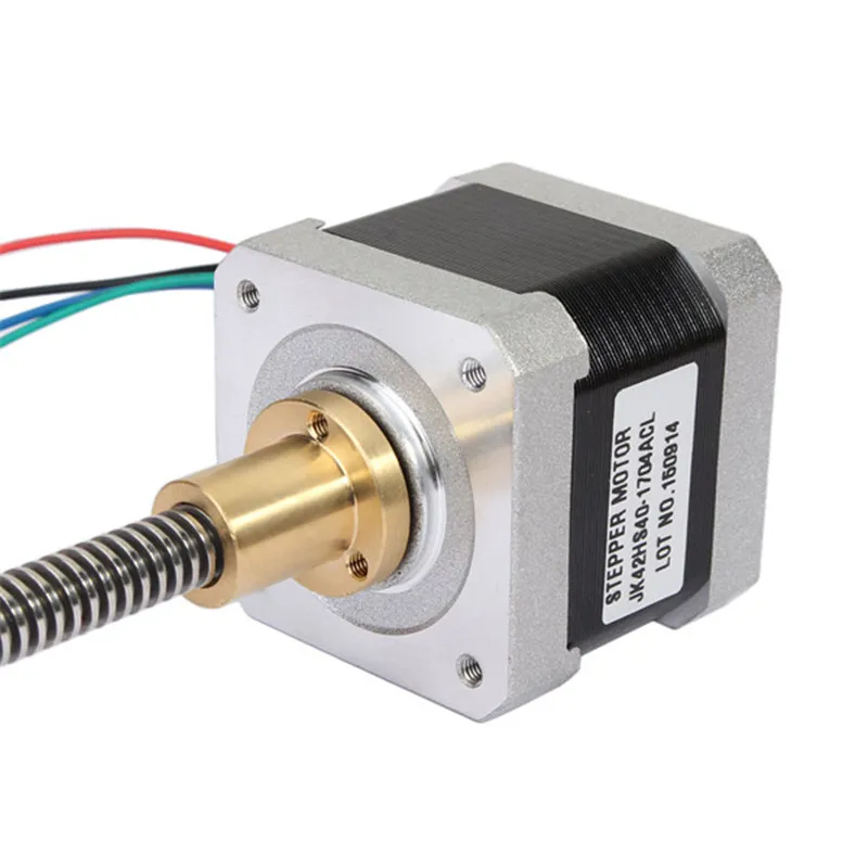 

JK42HS40-1704ACL 42mm Stepper Motor Two Phase Hybrid Linear with 295mm Length Of Axis For CNC Router