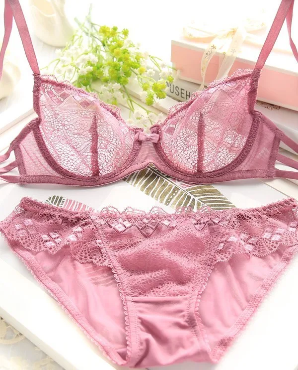 Sexy Ultra thin Bra Set  (1)