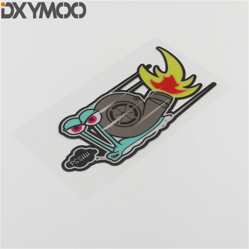 

Car Styling Vinyl Decal Laptop Guitar Phone Truck Bike Motocycle Sticker Reflective for Fire Speed Up Snail Turbo