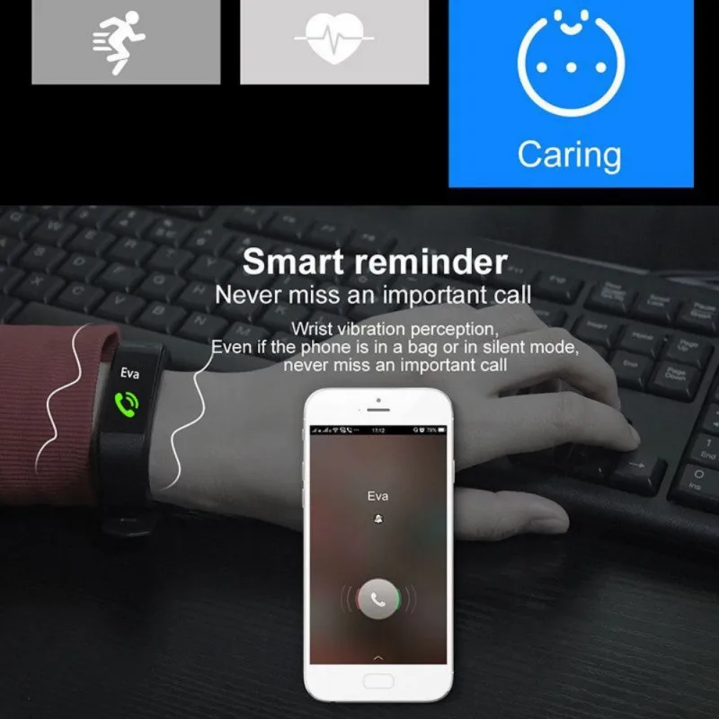 D13 Смарт-часы для мужчин, кровяное давление, водонепроницаемые, умные часы для женщин, монитор сердечного ритма, фитнес-трекер, часы 116 плюс для Android IOS