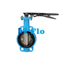 DN65 ковкого чугуна бабочка Клапан руководство вафли Международная серии гладить