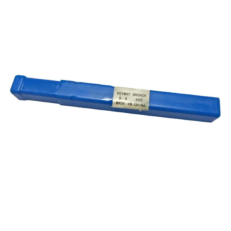 4mm B1 Push-Type Keyway Broach Metric Size HSS Keyway Cutting Tool for CNC Router Metalworking