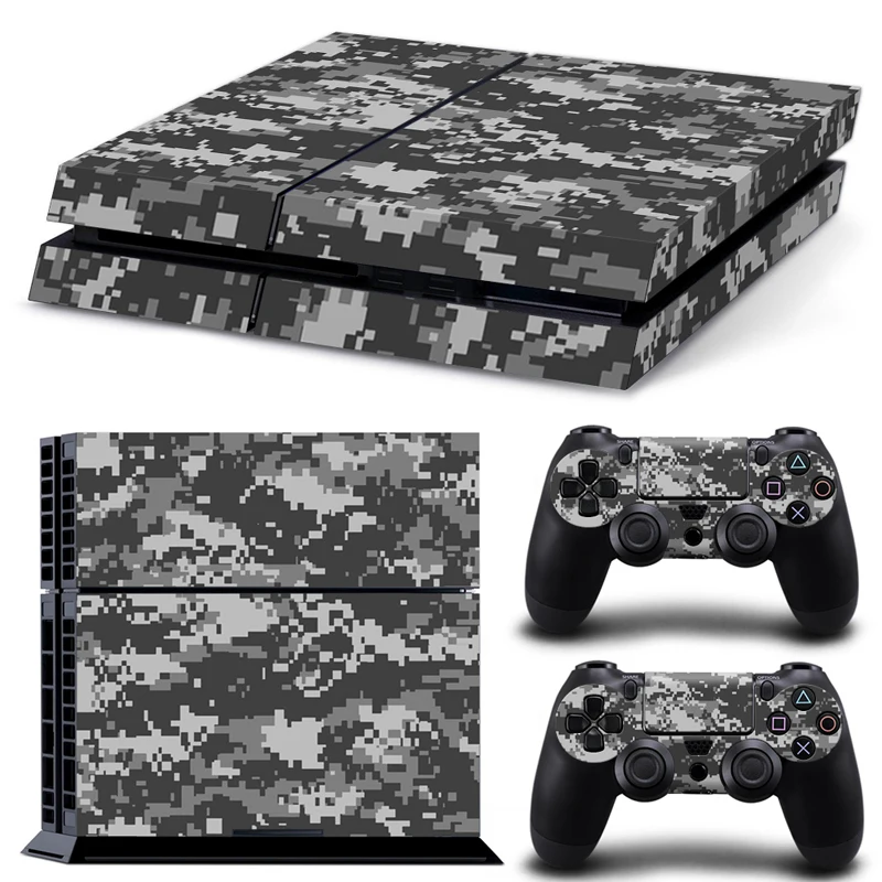 OSTSTICKER Камуфляж ПВХ Наклейка виниловая кожа наклейки для PS4 консоли и защитное устройство для контроллеров