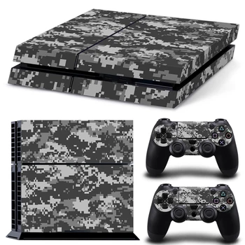 

OSTSTICKER Camouflage PVC Decal Vinyl Skin Stickers for PS4 Console and Controllers Protector free shipping