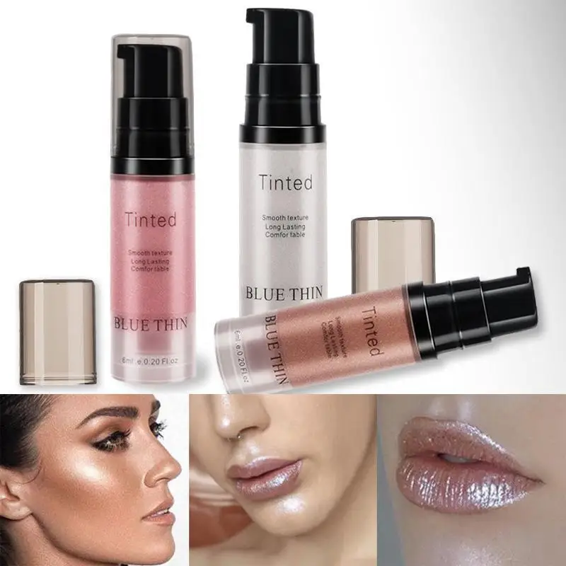 

Makeup Highlighter Liquid Spray Illuminator Contouring Waterproof Face Shimmer Glow Long Lasting Face Brighten Shine Cosmetic