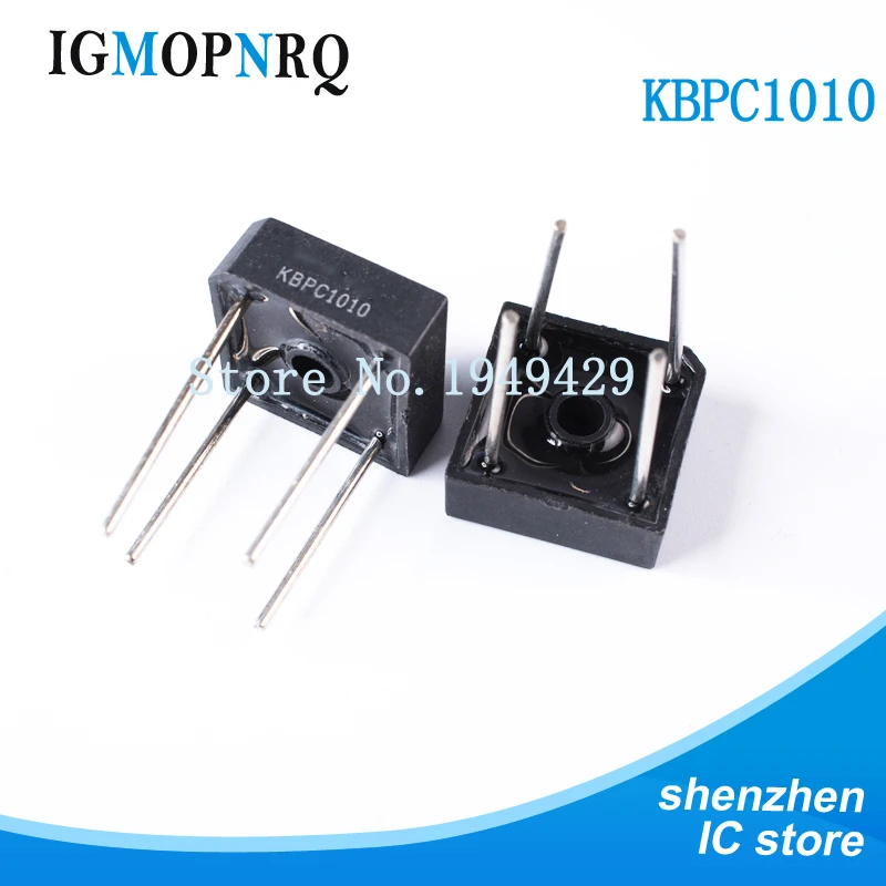 

5PCS/LOT KBPC1010 10A 1000V DIP Diode Bridge Rectifier diode New