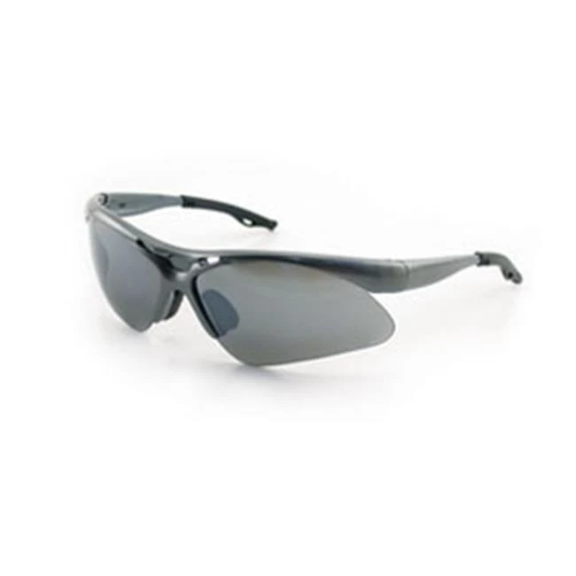 SAS Safety 540-0103 DIAMONDBACK Eyewear - Smoke Mirror Lens Silver Frame with Polybag