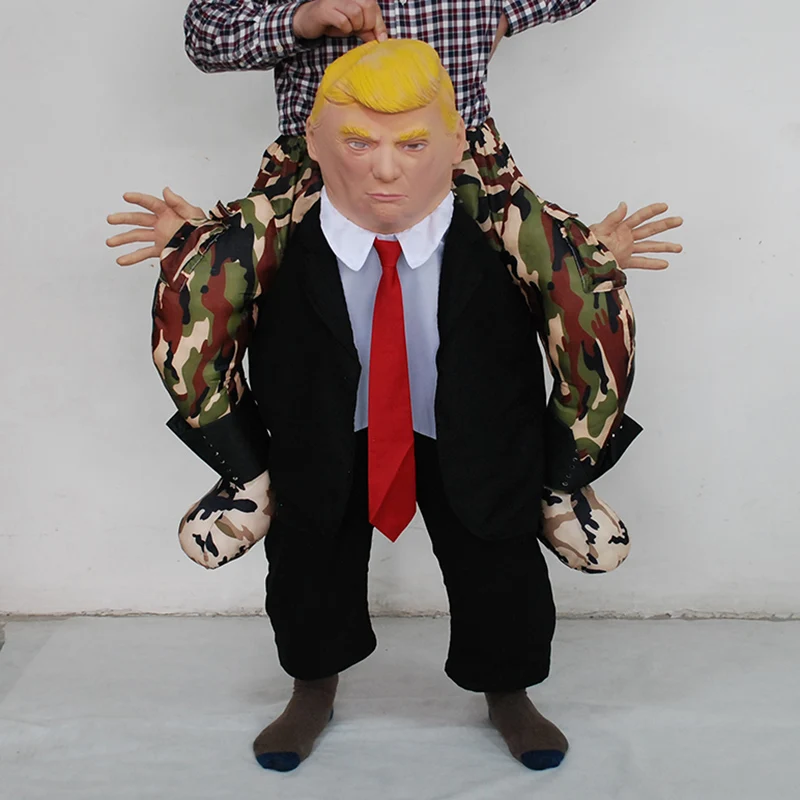 Забавный карнавальный костюм Трампа, костюм Трампа с имитацией человеческих ног для интересного взрослого мужчины|cosplay costume|ride on costumecostume cosplay | АлиЭкспресс