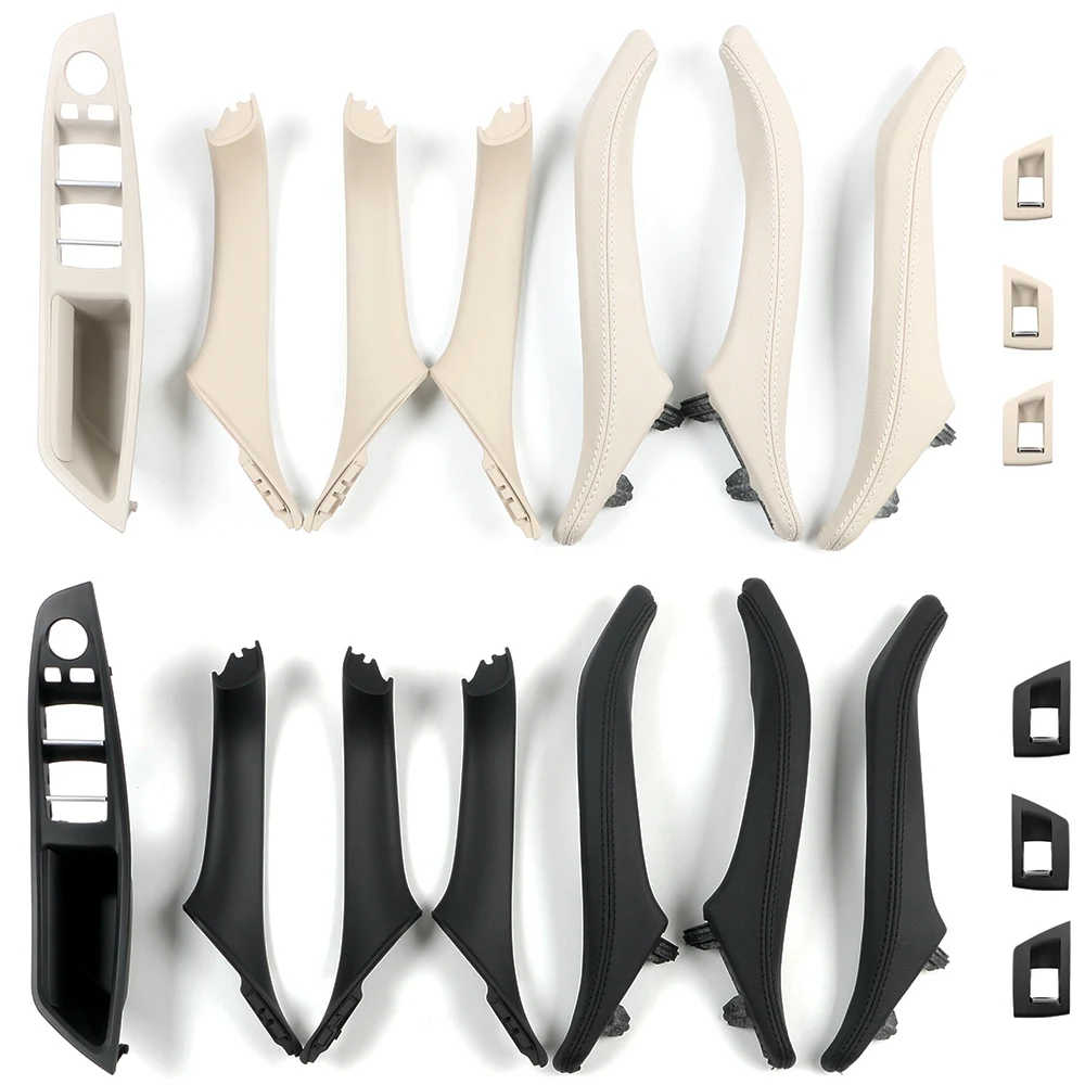 

Right Hand Drive RHD Car Interior Door Handle Inner Door Panel Pull Trim Cover For BMW 5 serie F10 F11 520 525 gray Beige Black