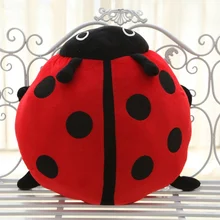 Чучело Плюшевые 55x55 см насекомых пятно Божья коровка Плюшевые игрушки Мягкая кукла Божья коровка бросить подушку подарок t6180