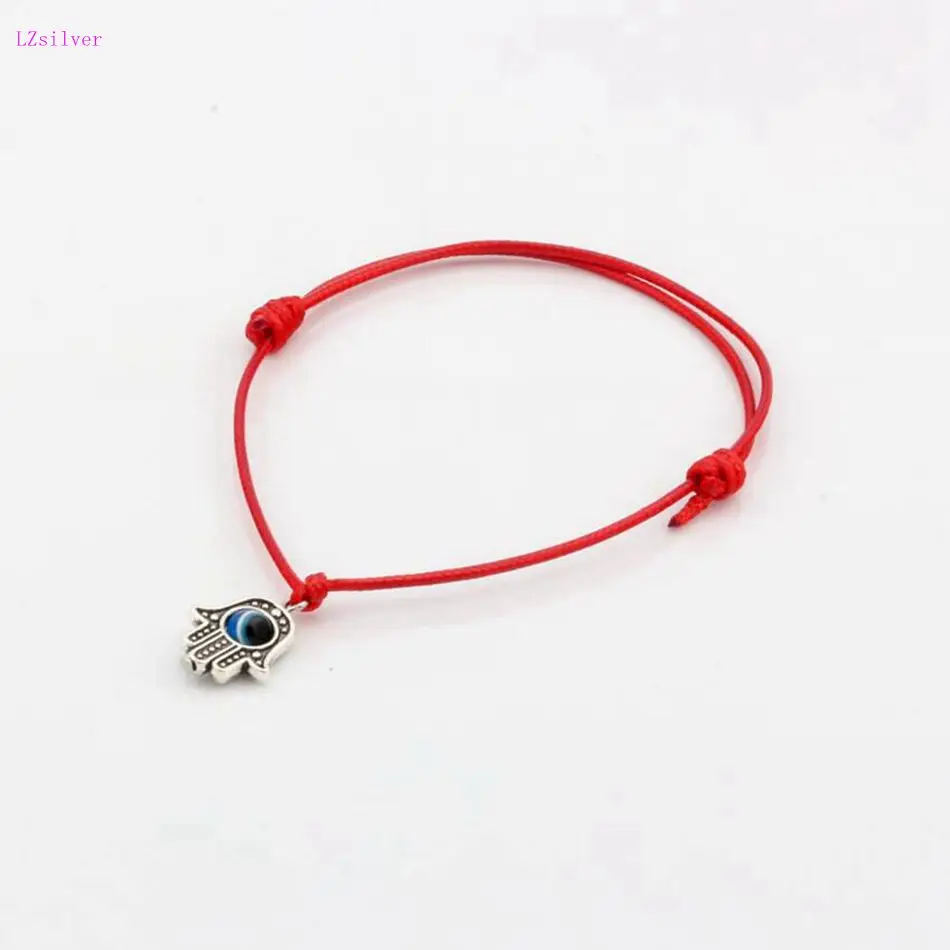 

20pcs Hamsa Hand Evil Eye Lucky Red color Spiritual Bracelets Success Protection S112L28