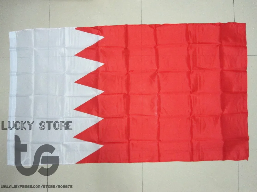 Bahrain flag Banner Free shipping 90*150cm Hanging National flag
