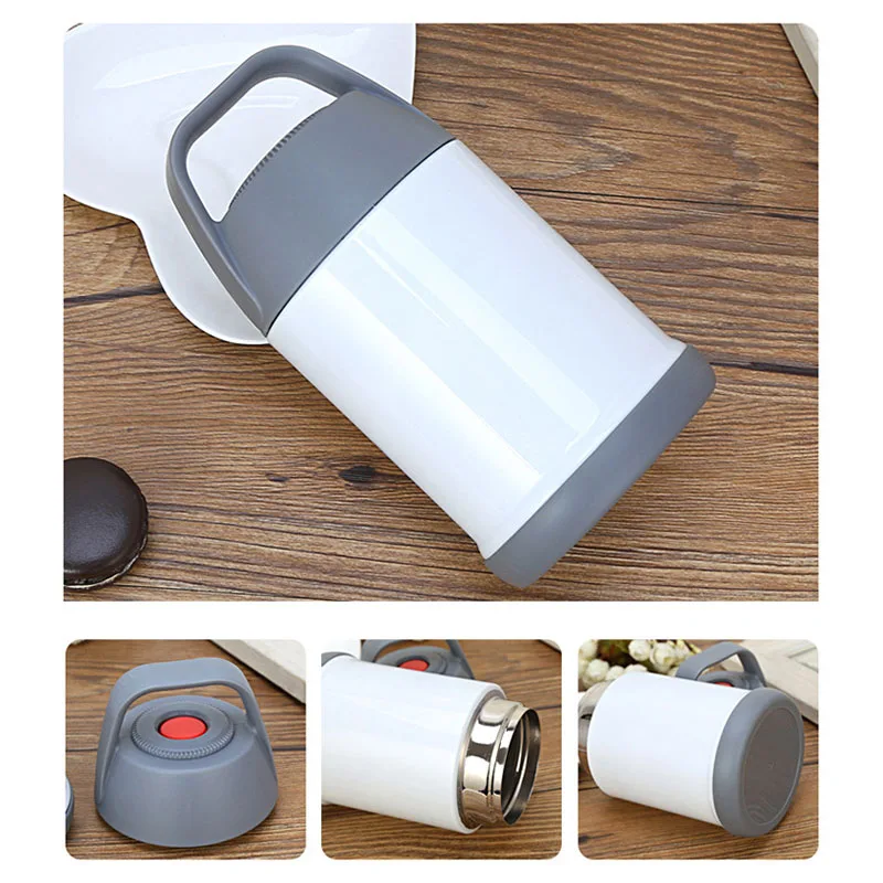 

Best 450ML Stainless Steel Food Thermal Cup Vacuum Thermal Soup Flasks Insulation Cup Hogard MA29