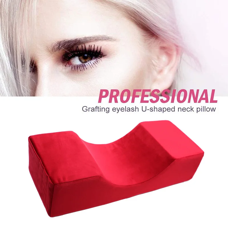 

4 Color Lash Pillow Sponge + Flannel Beauty Pillow MakeUp Tools Grafting Eyelashes Pillows Memory Foam Core Makeup Tool