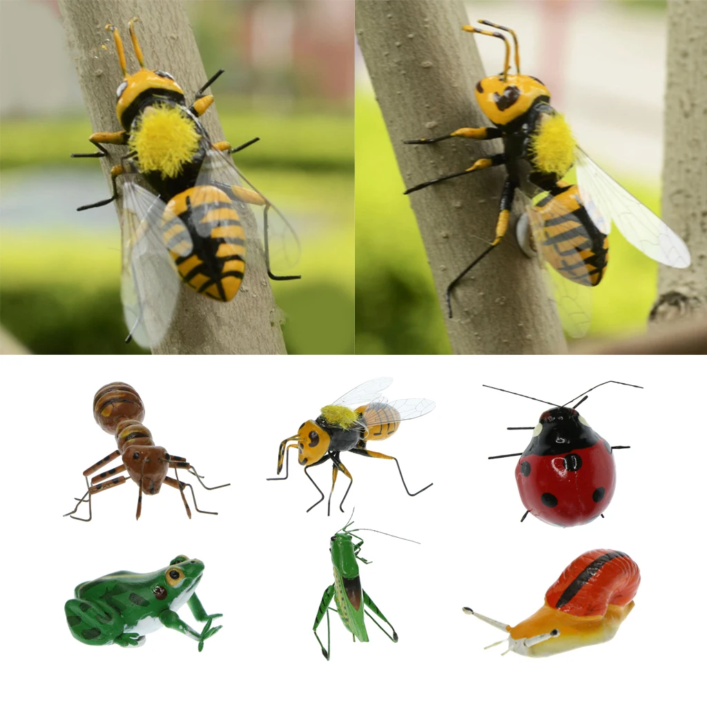 VARIOUS Animal Summer Insect Statue Yard Tree Lawn Ornament Sculpture Decoration Garden Craft Desktop Ornament Garden Decor VARIOUS Animal Summer Insect Statue Yard Tree Lawn Ornament Sculpture Decoration Garden Craft Desktop Ornament Garden Decor