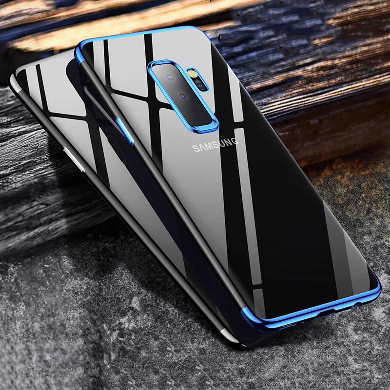 Чехол RZP для Samsung Galaxy S9 роскошный мягкий силиконовый прозрачный чехол с покрытием