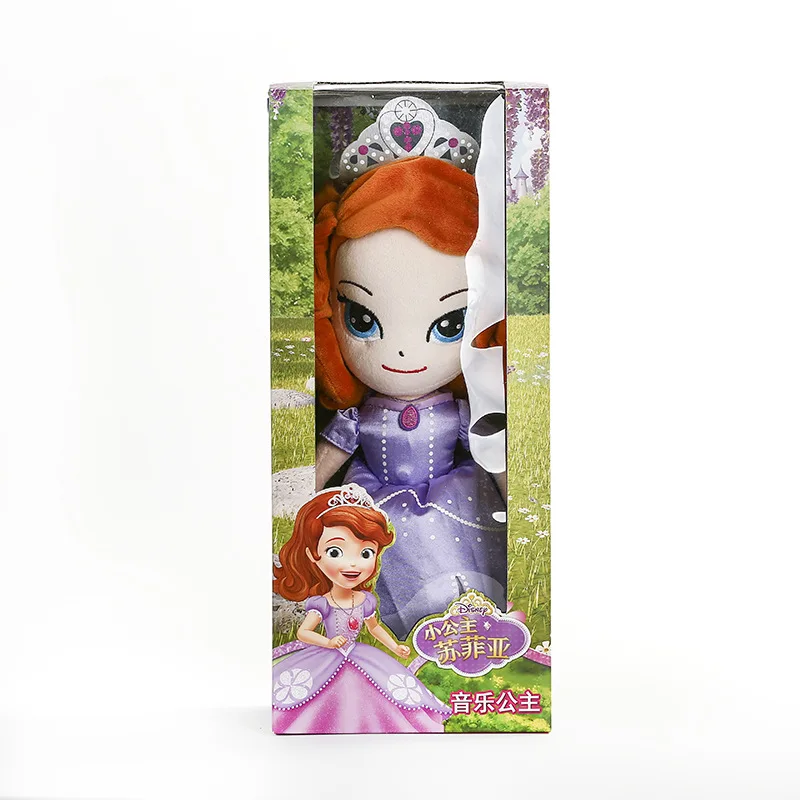 Disney 35 см куклы замороженная Романтика принцесса кукла игрушка девочка Кукла Плюшевая электрическая игрушечная кукла подарок плюшевая игрушка для детей - Цвет: 3