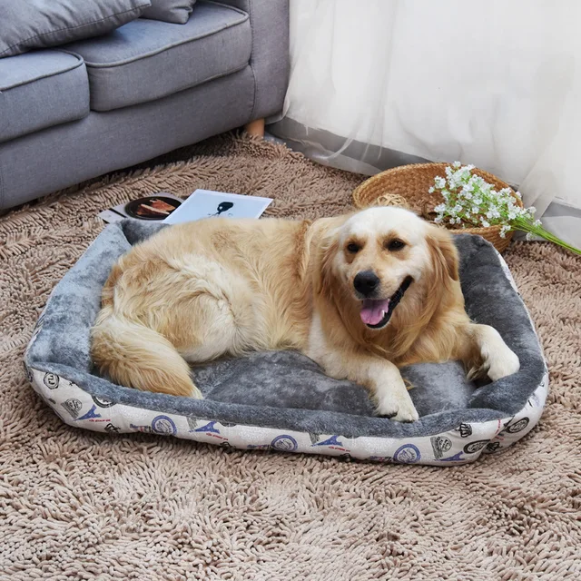 Pet Products Large Dog House Bed Washable Fleece Cat Kennel Pet Products Large Dog House Bed Washable Fleece Cat Kennel Pitbull Labrador Sofa Bedding Mat