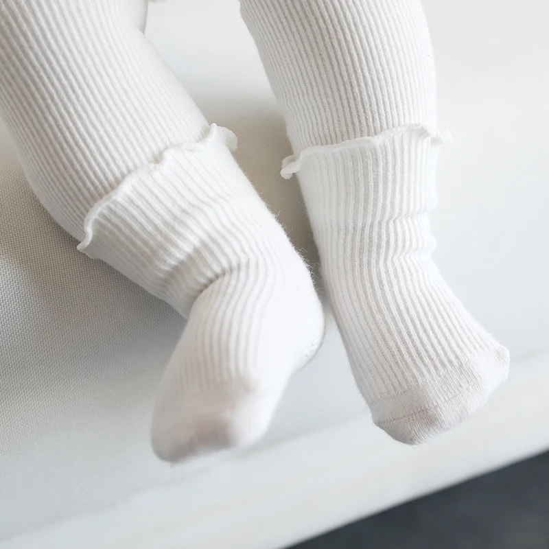 Носки детский хлопковый носок антискользящий для детей ясельного возраста забавные носки с шариками для новорожденных девочек теплые домашние носки-тапочки белый клей для младенцев