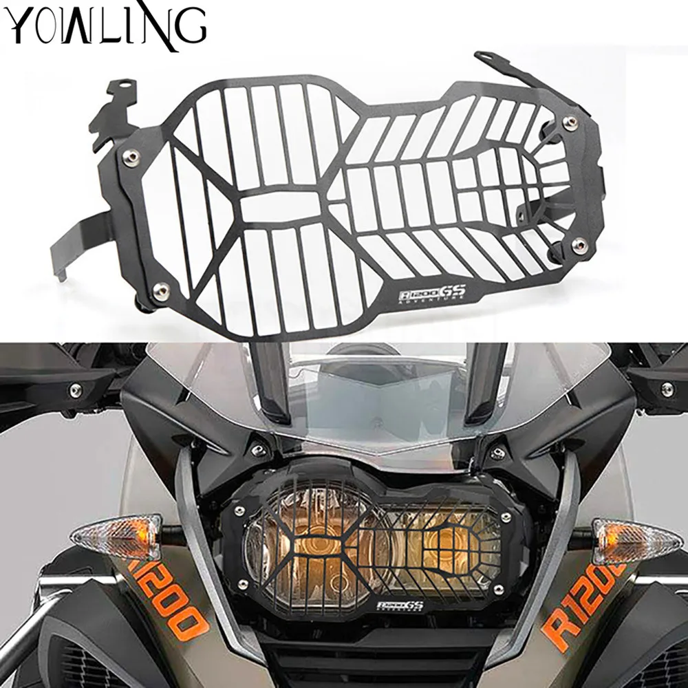 Motorcycle Headlight Head light Grill Guard Cover Protector For BMW R1200GS Water Cooled 2012 2013 2014 2015 2016 Adventure | Автомобили и