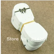 Модное самоклеящееся ожерелье с логотипом, moq: 2000 шт, ценник с логотипом