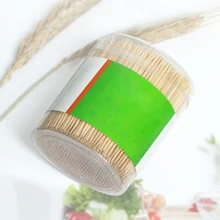 1000 шт/2 коробки зубочистка для вечеринки Ресторан палка двойная головка кухня зубочистка бамбуковые фруктовые вывески инструменты кухонные настольные аксессуары