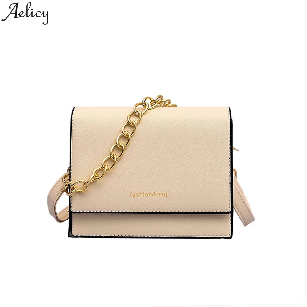 

Aelicy Retro Small Shoulder Bag Women Female Wild Chain Square Bag Tide Port Wind Simple Shoulder Bag Small Retro Bag
