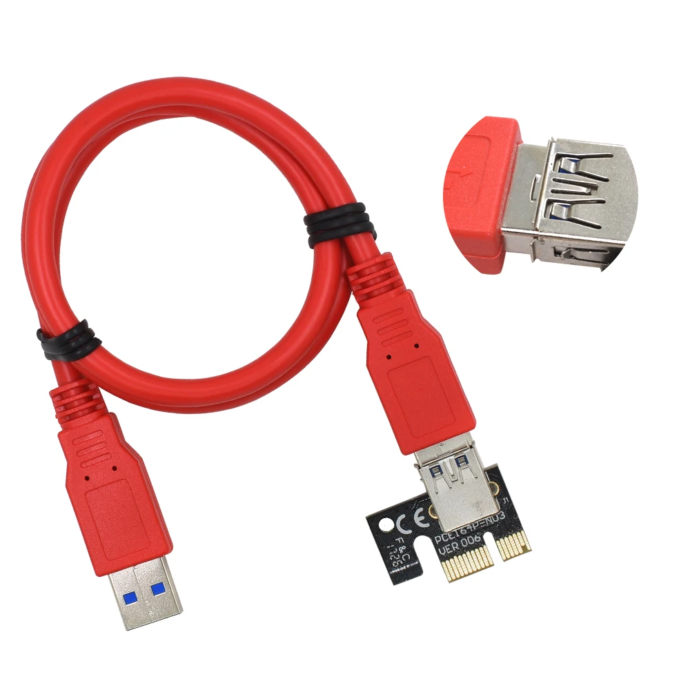 TISHRIC 10 шт. новейший PCI PCIE E Express 009 S Molex 6pin + 4 pin адаптер питания SATA к USB 3 0 кабель 1x 16X Riser