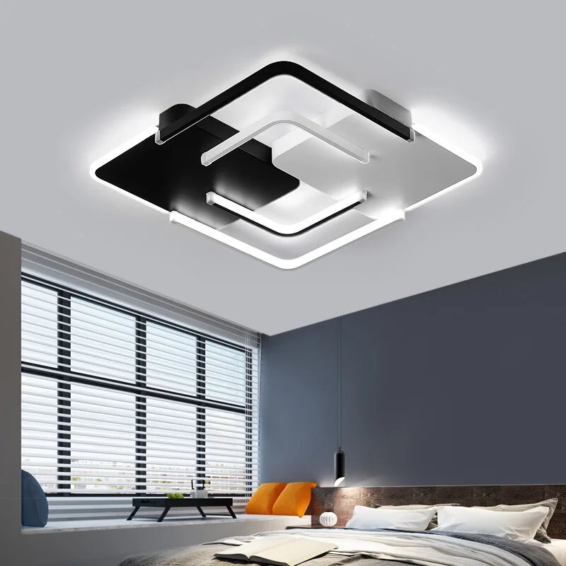 New Arrival Modern LED Round/Square Celling Lights For Living Room Bedroom Remote Control Lamparas De Techo Moderna Indoor Home