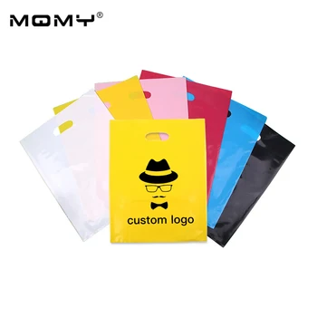 

Gift Bags Handles Plastic Bag For Clothes Storage Bag Party Supplies Shopping Bag Packaging Wedding Decoration 30x40cm 500pcs