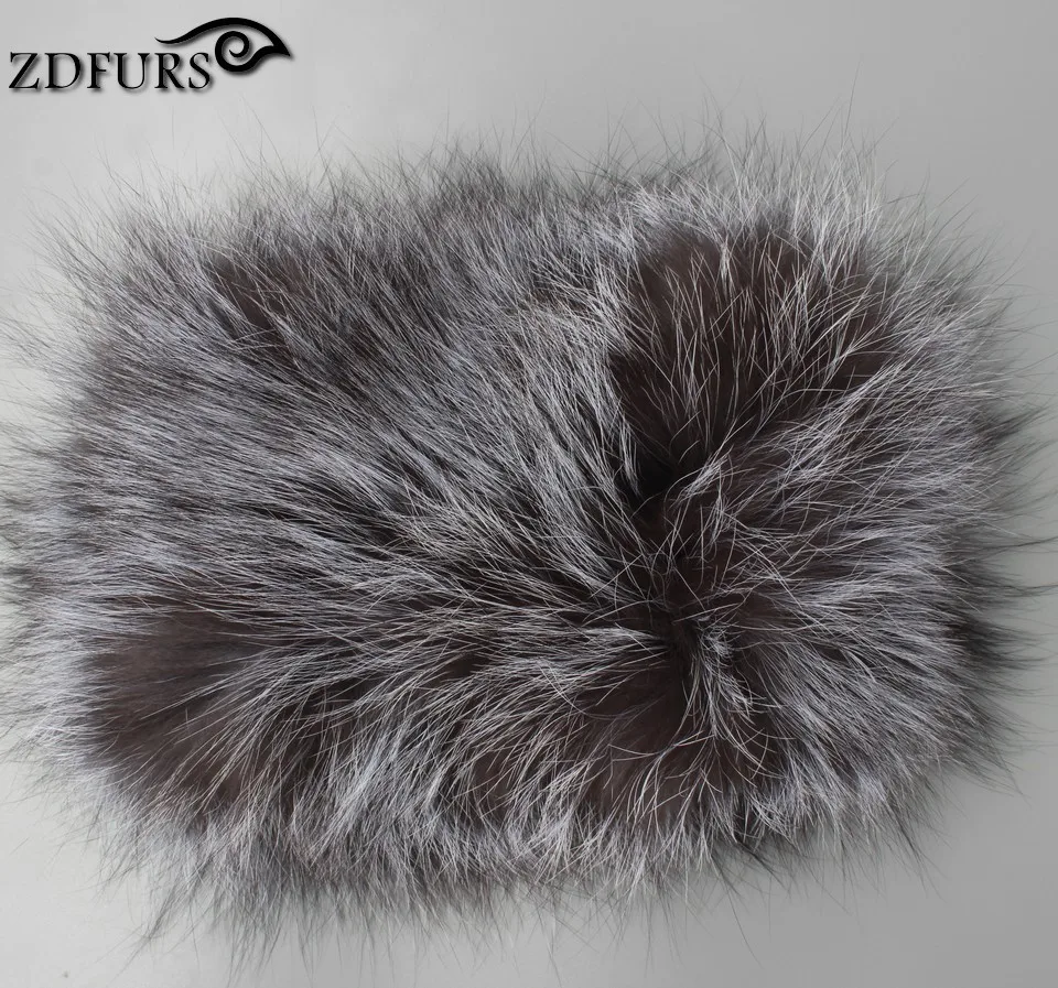 FXFURS 2020 Новинка реальная фотосессия трикотажная Теплая повязка на голову для