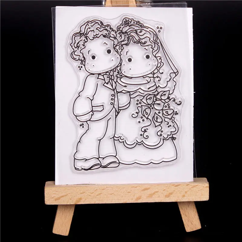 

New Transparent Silicone Clear Rubber Stamp and die Sheet Cling Scrapbooking DIY Cute Pattern Photo Album PaperCard Decor Stamp