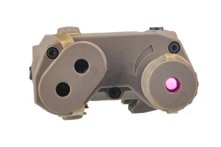 Тактический фонарь an-peq-15 Обновление версии LED белый светло-зеленый лазер с ИК Оптические стёкла Черный DE 0068 0069
