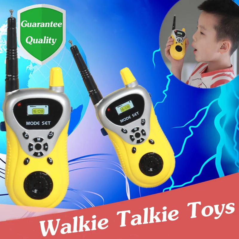 2PCS Wireless Electronic Toys for Children Walkie Talkie Toys Mini Walkie Talkie Radio Toys for Children Christmas Gifts TY48