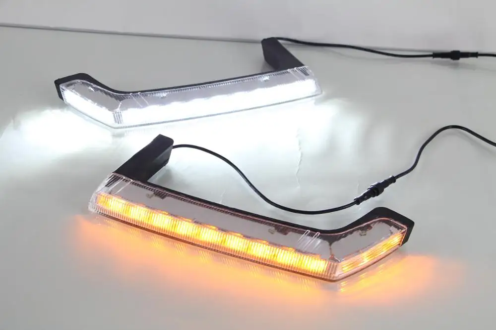 

Pairs LED Daytime Running Light DRL Drive Lamp for Jeep Wrangler JK 08-14