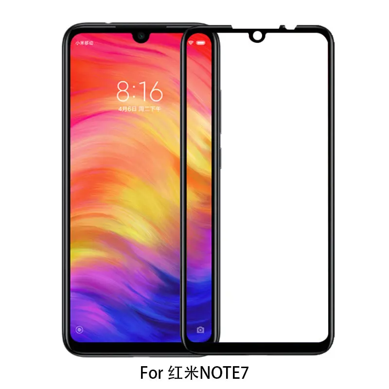 

for Xiaomi Redmi 7 Redmi7 full AB Glue Cover Tempered Glass Screen Protector for Xiaomi Redmi Note 7 Pro 16GB 32GB 64GB 128GB