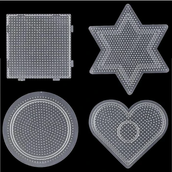 

DOLLRYGA 2.6mm Hama Beads Pegboard Template Board Tool Circular Square Educational DIY Figure Material Board Perler Beads lote